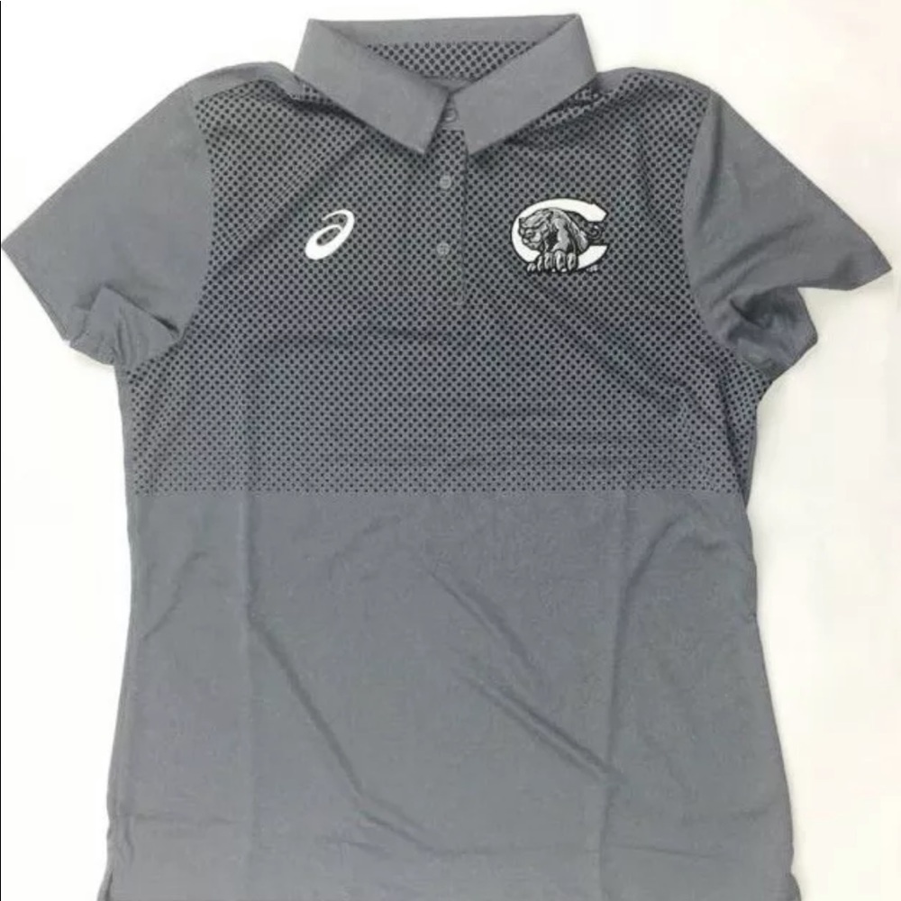 Asics Men’s Cougars Performance Polo Gray M Shirt